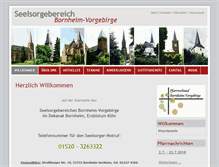 Tablet Screenshot of kath-kirchen-bornheim.de